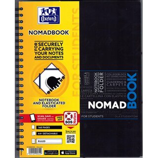 Studium Collegeblock NOMADBOOK, A4+, liniert,SOS Notes App