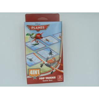 Disney Planes 4 in1 Top Tricks Game box von Cartamundi Mitbringspiel Spielkarten