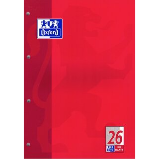 OXFORD Arbeits-Block A4 50 Bl Lin26 90g